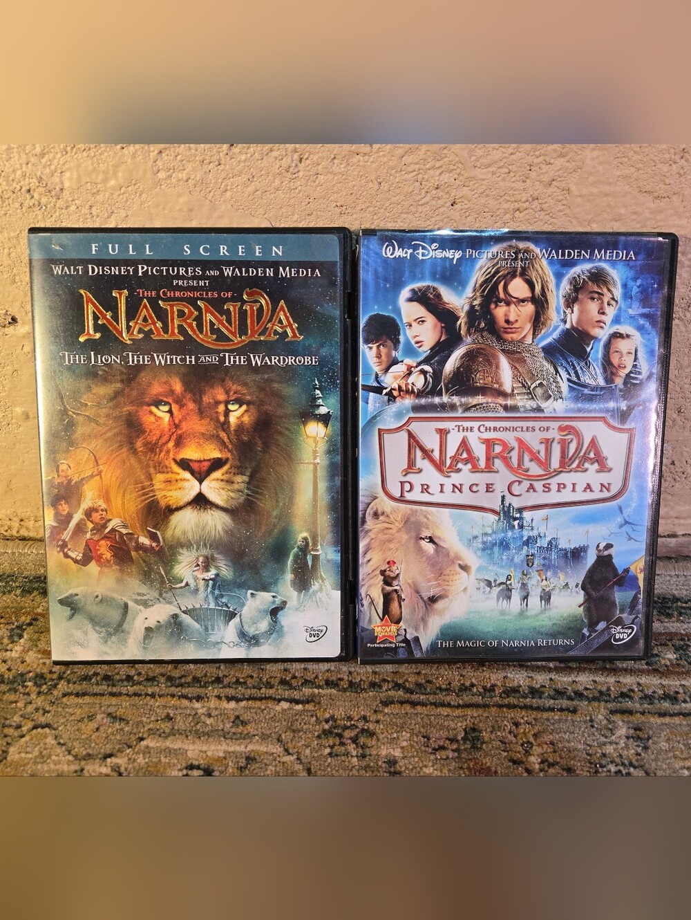 Chronicles Of Narnia And Narnia Prince Caspian DVD DVDs set Lot Of 2